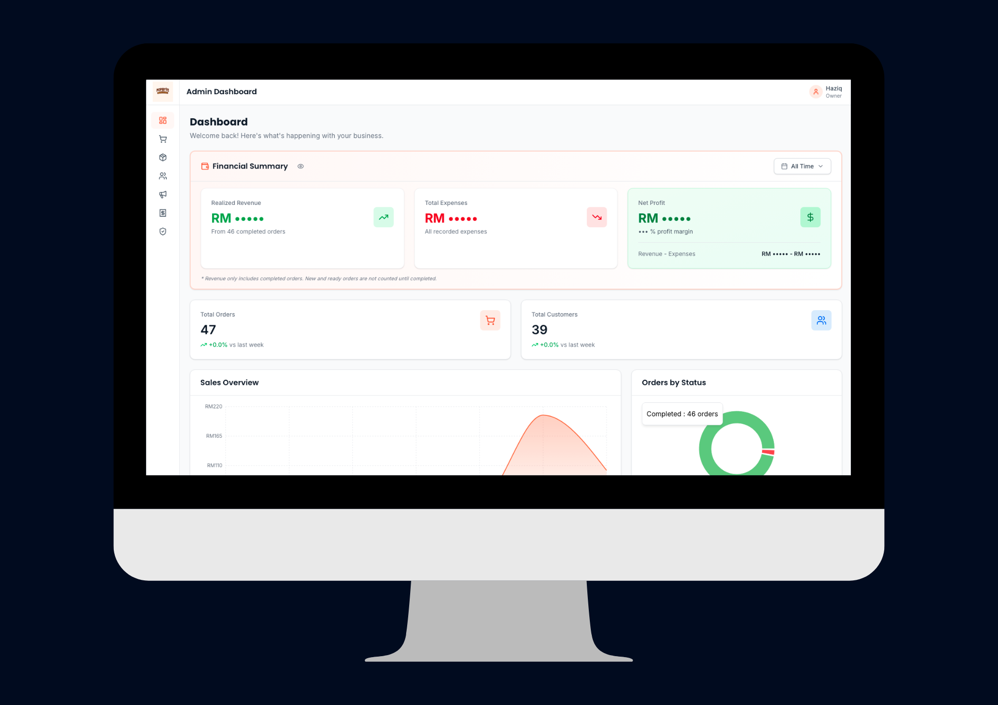 PopiByte Admin Dashboard, PopiByte